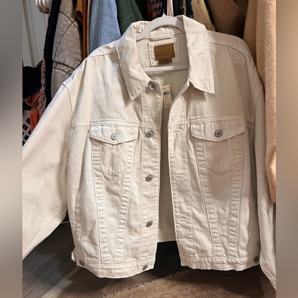 NWT American Eagle Denim Trucker Jacket
